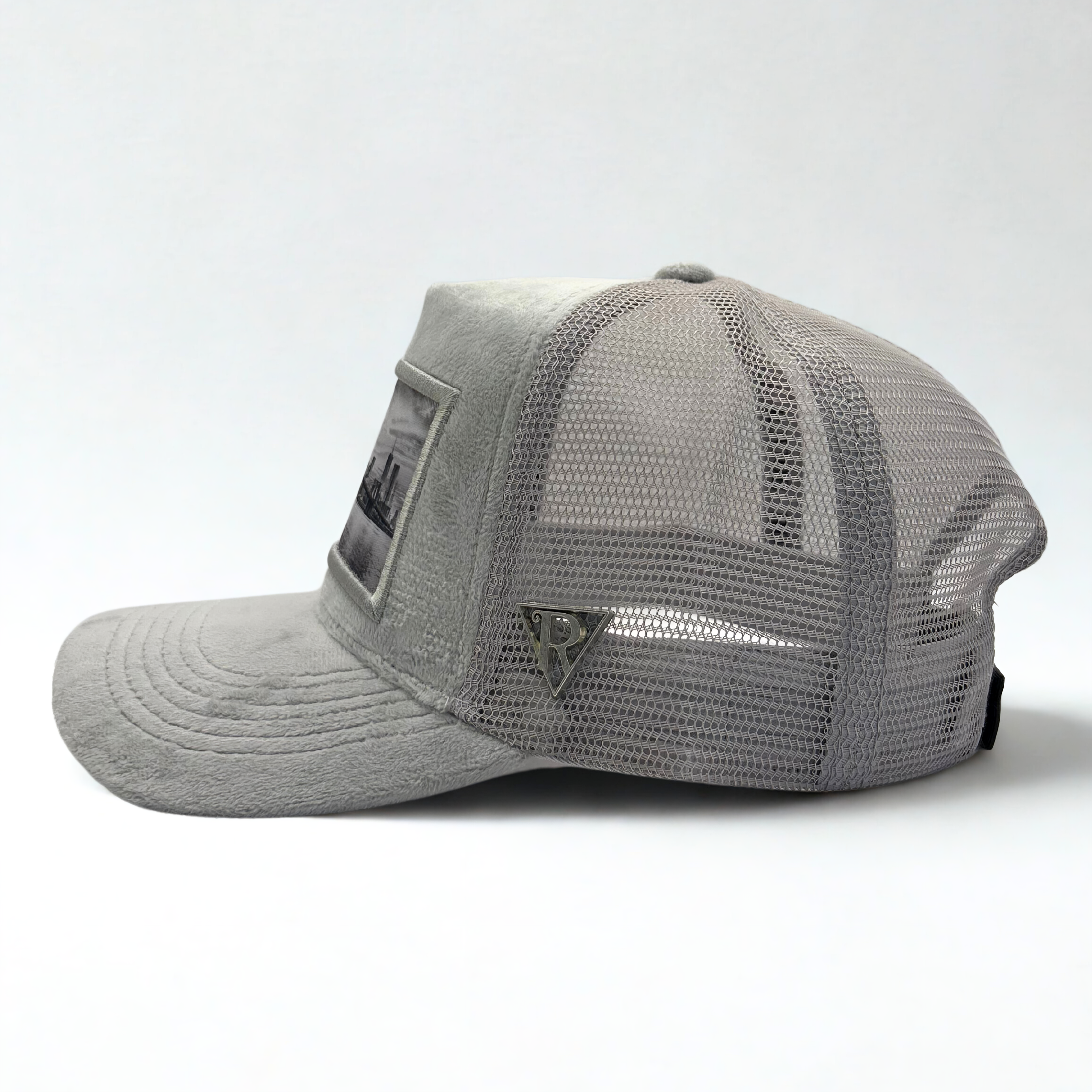 New York Velvet Cap - Grey