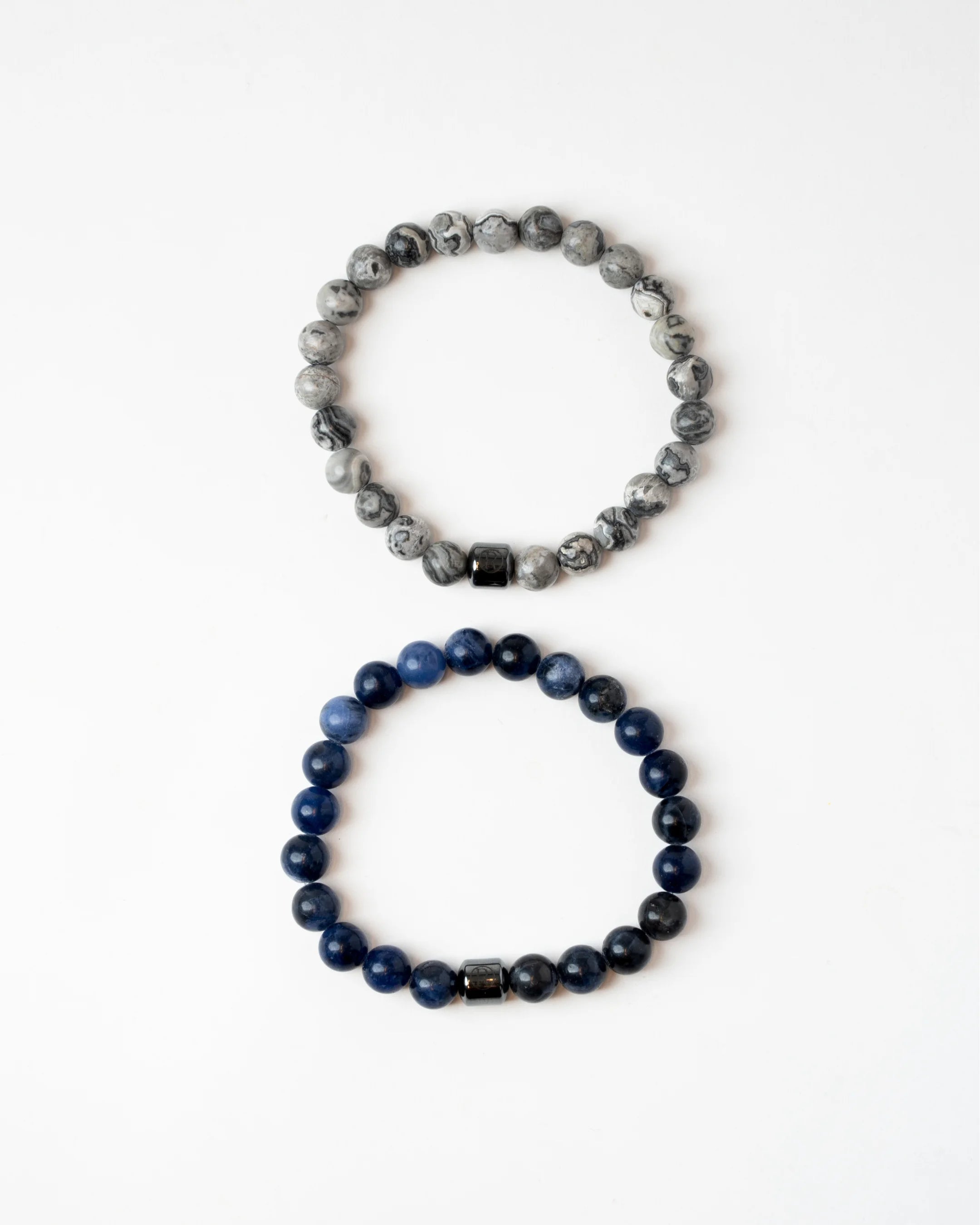 Marble Bracelet - Blue & White
