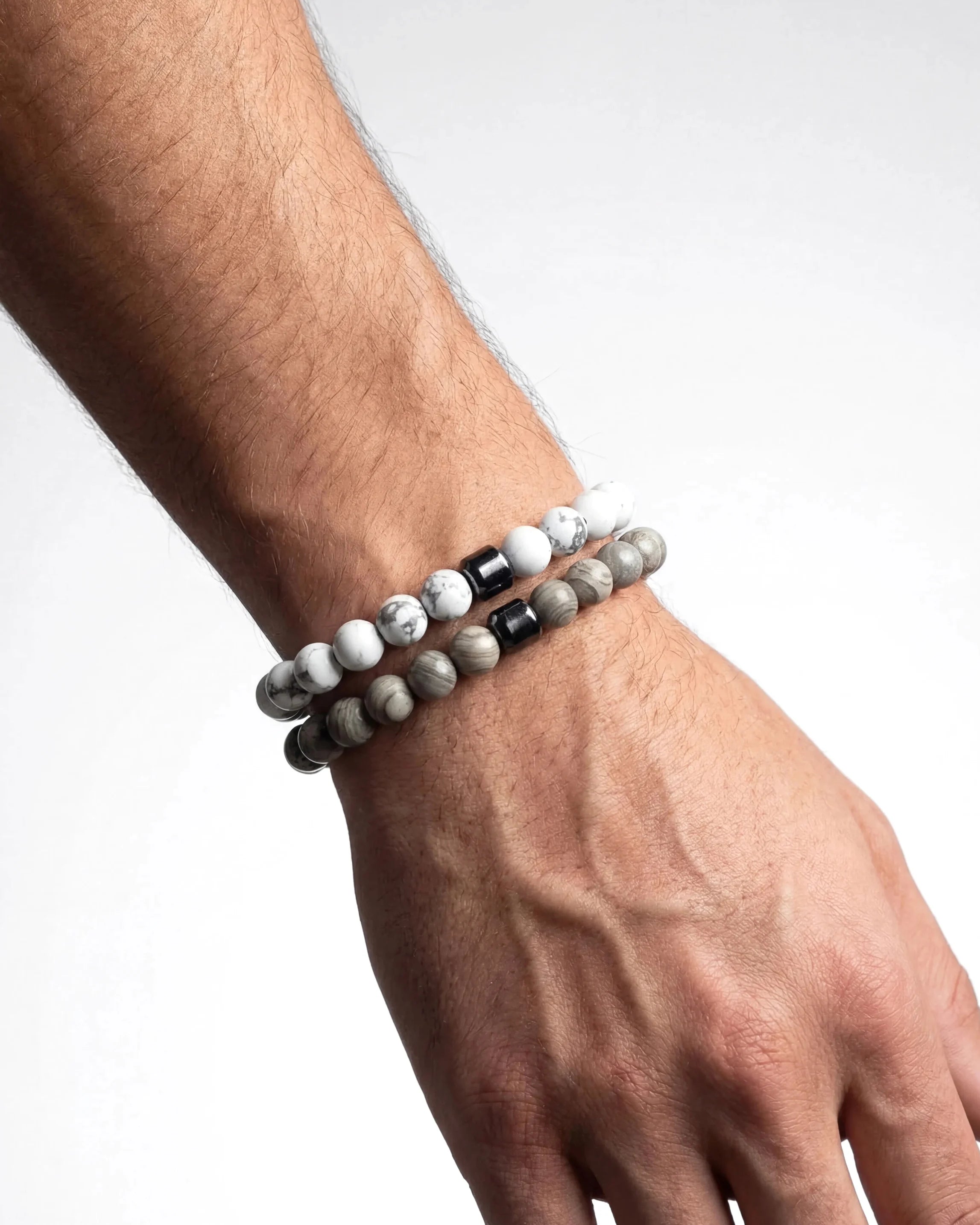 Marble Bracelet - Blue & White