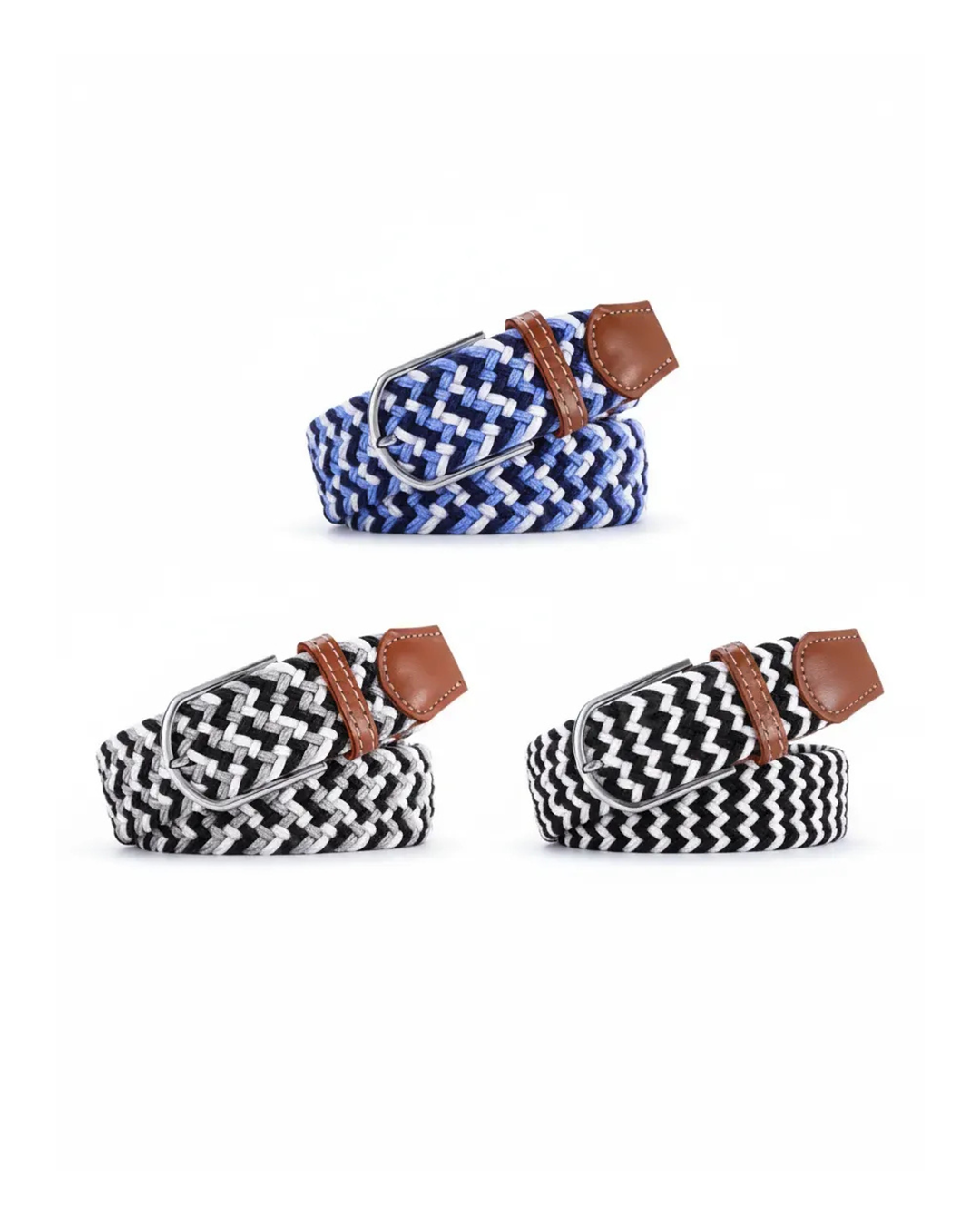 Braided Belts – Classic Trio (3-Pack)