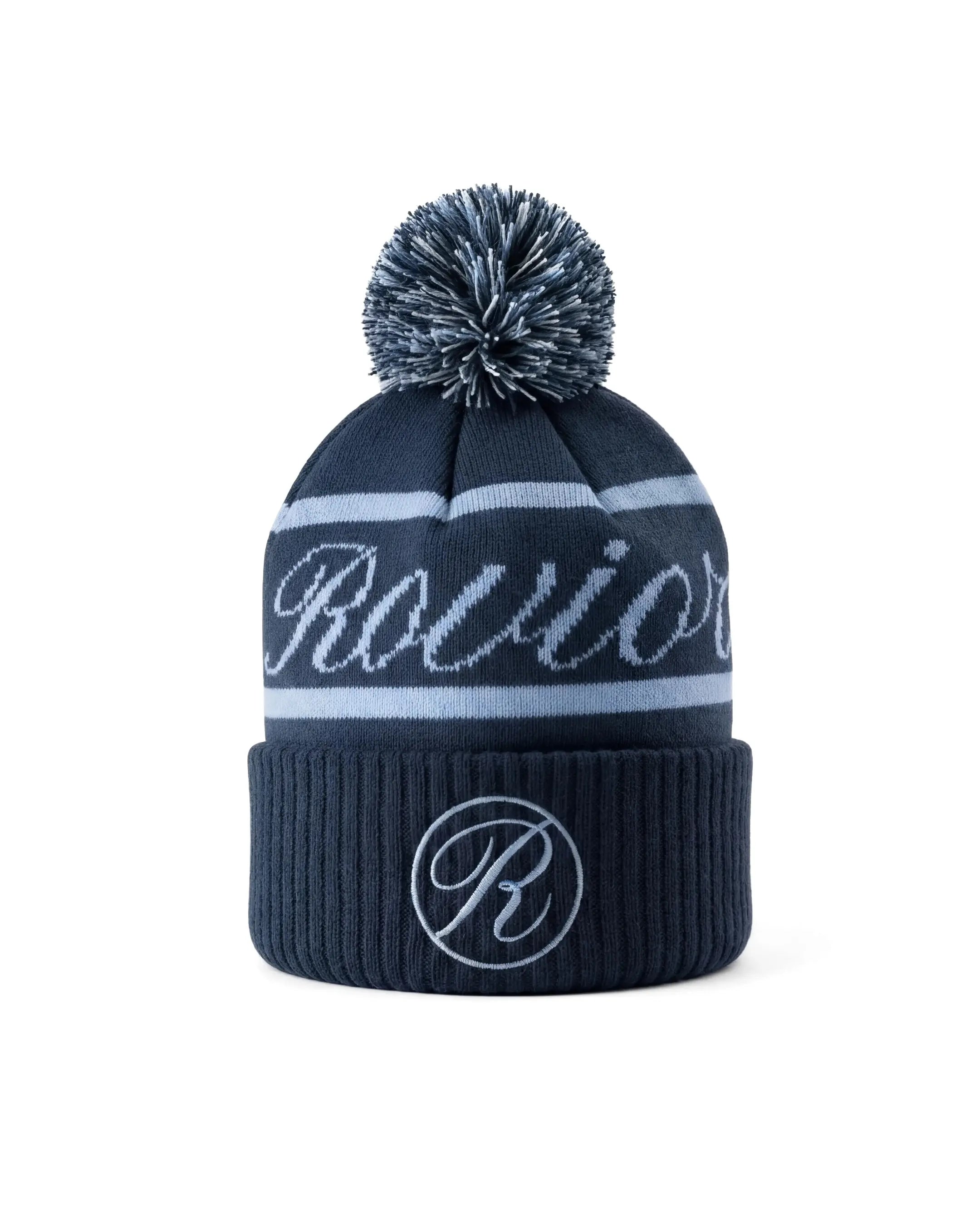 Rovior Stickad Mössa - Mörkblå