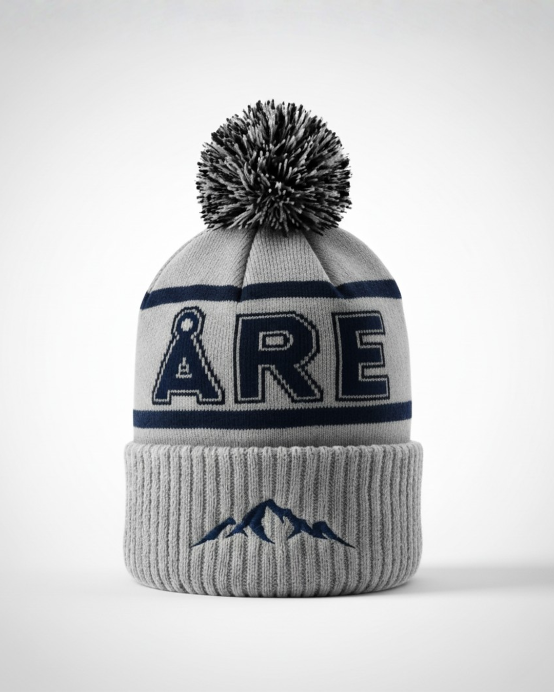 Åre Mössa Grå med Tofs