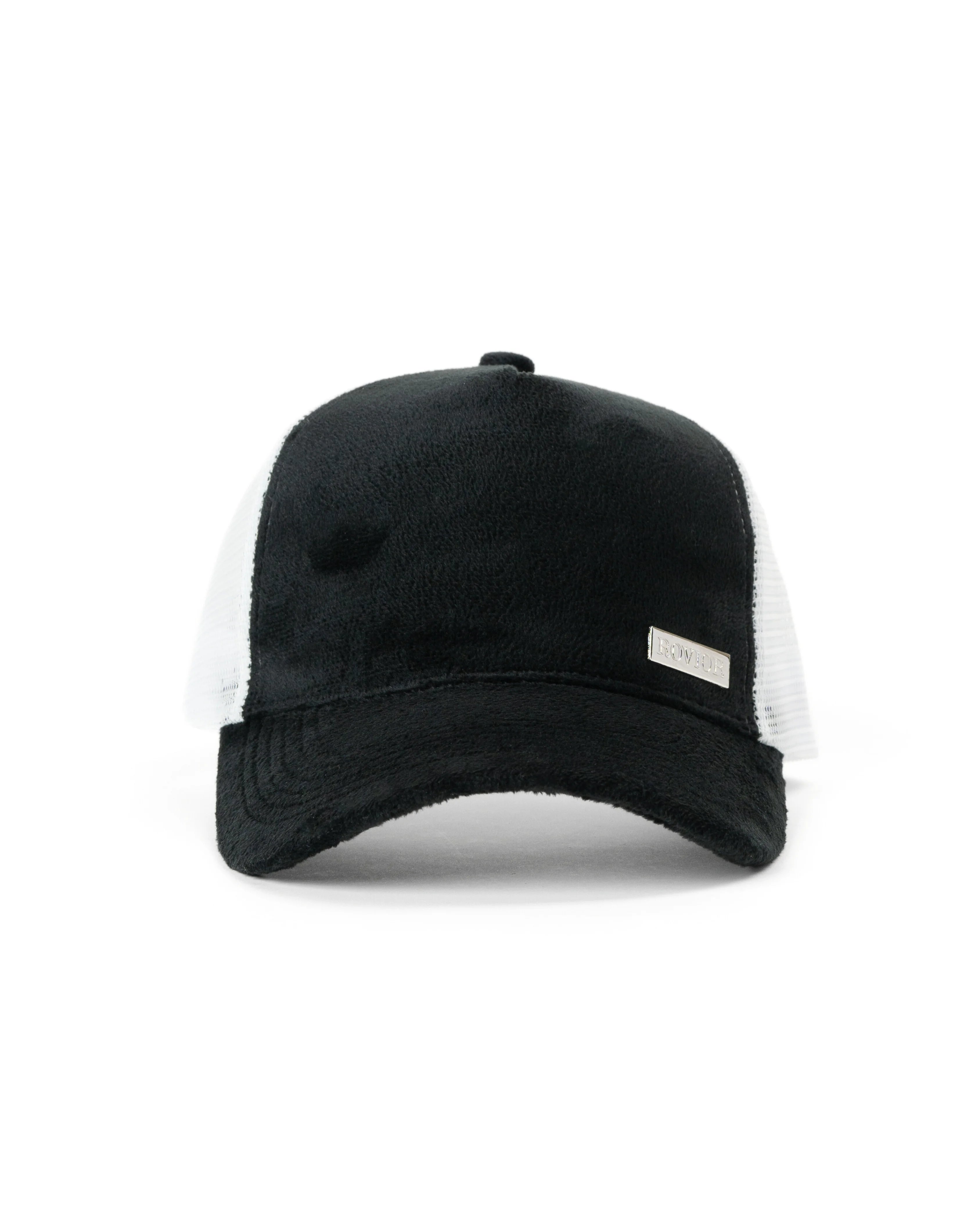 Metaluxe Velvet Cap - Black & White