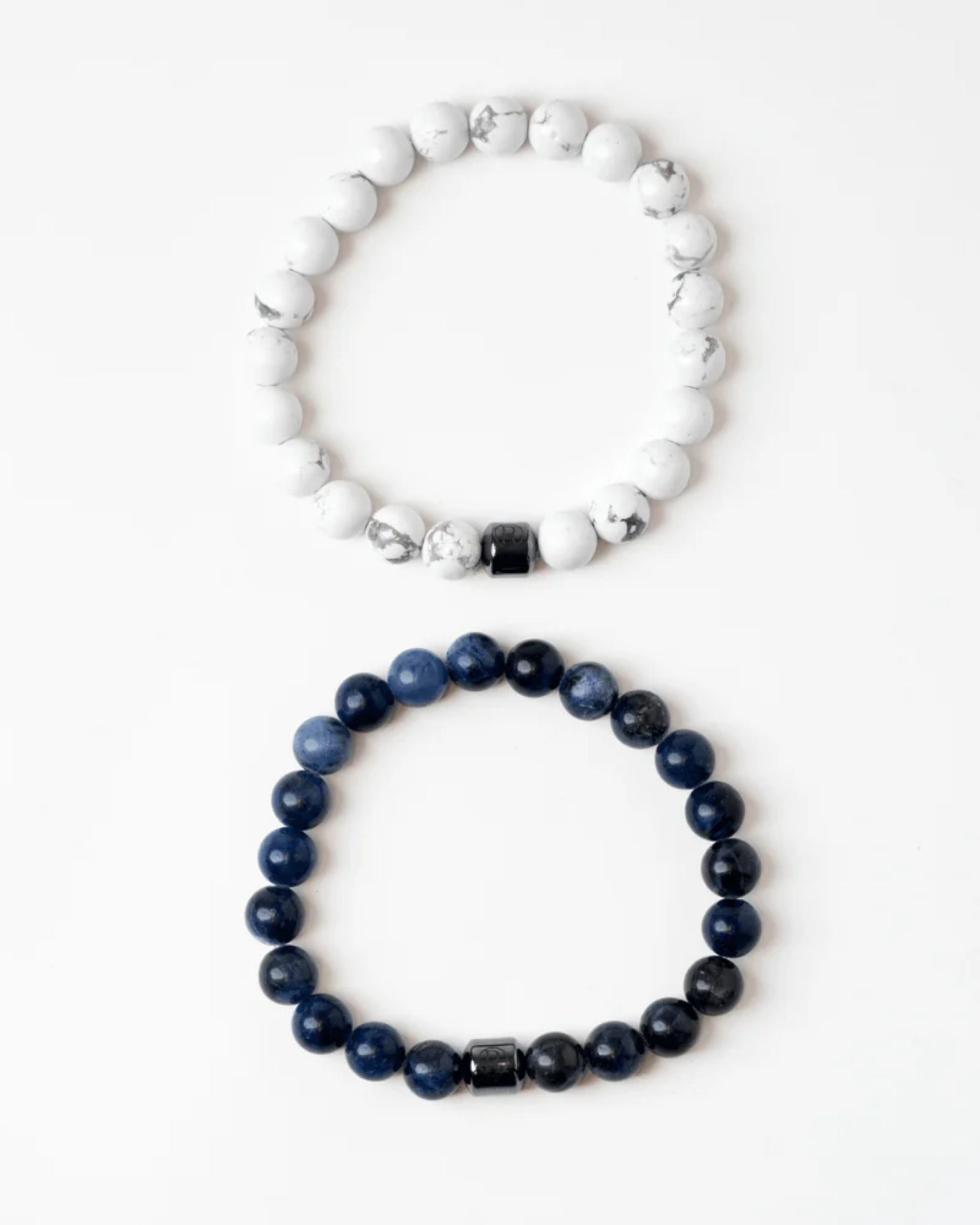 Marble Bracelet - Blue & White